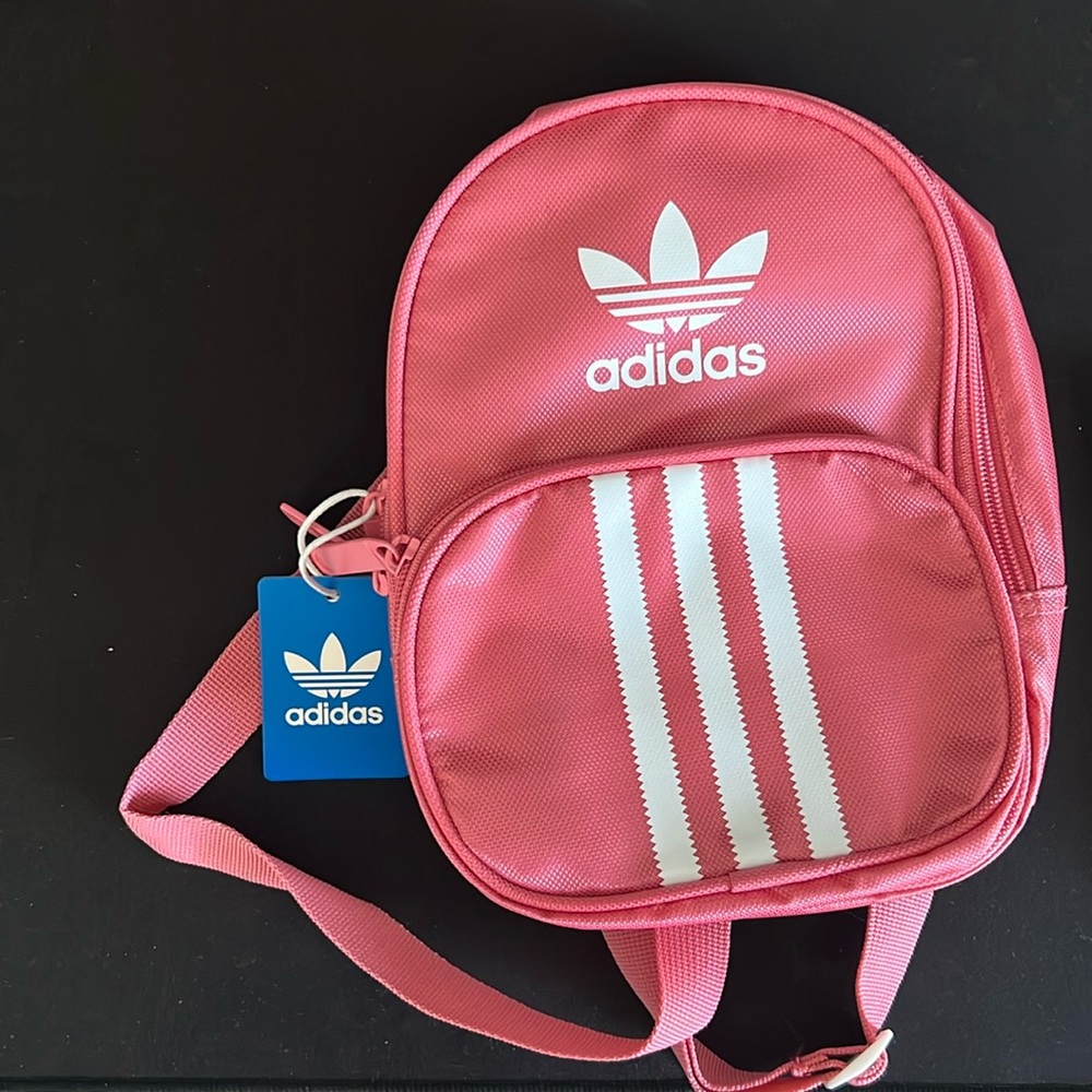 Mini adidas pink backpack nwt